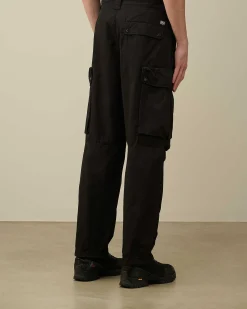 C.P. Company Rip-Stop Loose Utility Cargo Pants Black Sale