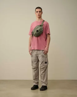 C.P. Company Rip-Stop Loose Utility Cargo Pants Drizzle Grey Cheap