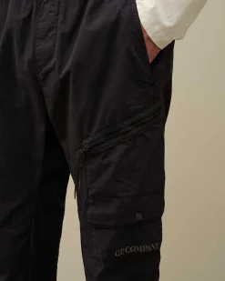 C.P. Company Rip-Stop Regular Utility Cargo Pants Total Eclipse-Blue Cheap