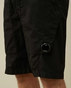 C.P. Company Rip-Stop Shorts Black Hot