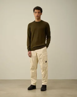 C.P. Company Sea Island Lens Knit Ivy Green Sale