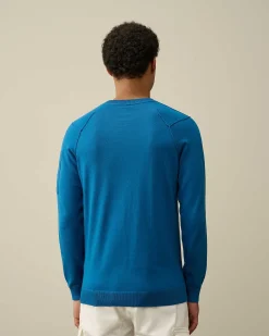C.P. Company Sea Island Lens Knit Lyons Blu-Blue Best