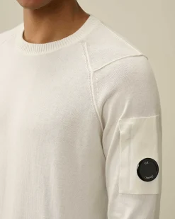 C.P. Company Sea Island Lens Knit Gauze White Store