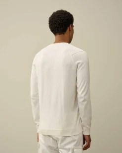 C.P. Company Sea Island Lens Knit Gauze White Store