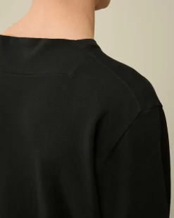 C.P. Company 30/1 Sponge Fleece Sweatshirt Black Store