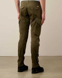 C.P. Company Stretch Sateen Ergonomic Lens Utility Pants Ivy Green Sale