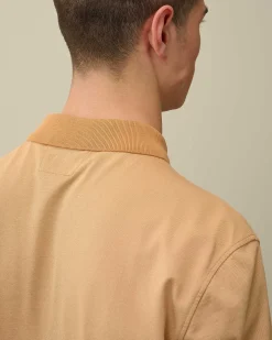 C.P. Company Tacting Piquet Polo Shirt Pastry Shell-Orange Clearance