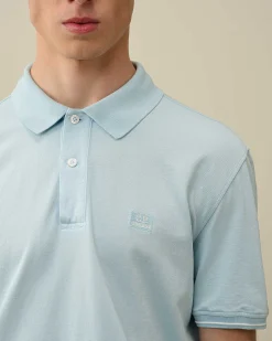 C.P. Company Tacting Piquet Polo Shirt Starlight Blue Shop