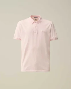 C.P. Company Tacting Piquet Polo Shirt Heavenly Pink Flash Sale