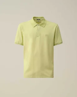C.P. Company Tacting Piquet Polo Shirt White Pear Online