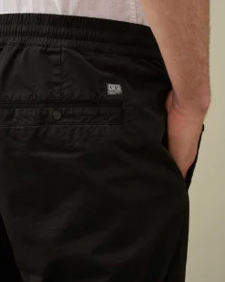 C.P. Company Twill Stretch Regular Utility Cargo Pants Black Best Sale
