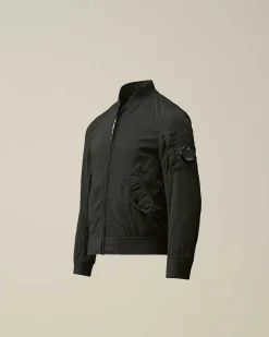C.P. Company U16 Chrome-R Bomber Jacket Black Outlet