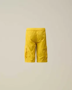 C.P. Company U16 Chrome-R Cargo Shorts Sulphur-Yellow Fashion