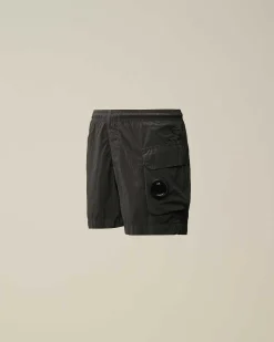 C.P. Company U16 Chrome-R Cargo Swim Shorts Black Best