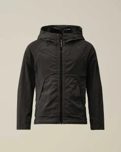C.P. Company U16 Chrome-R Goggle Jacket Black Hot