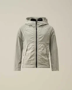 C.P. Company U16 Chrome-R Goggle Jacket Drizzle Grey Hot