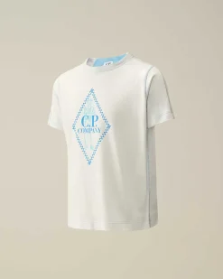 C.P. Company U16 Cotton Jersey 30/1 British Sailor T-Shirt Niagara-Blue Shop