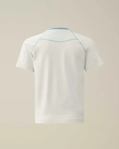 C.P. Company U16 Cotton Jersey 30/1 British Sailor T-Shirt Niagara-Blue Shop