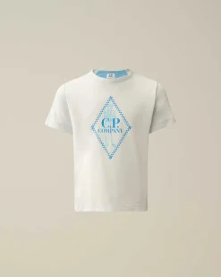 C.P. Company U16 Cotton Jersey 30/1 British Sailor T-Shirt Niagara-Blue Store