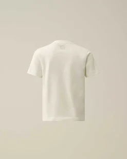 C.P. Company U16 Cotton Jersey 30/1 Logo T-Shirt Gauze White Cheap
