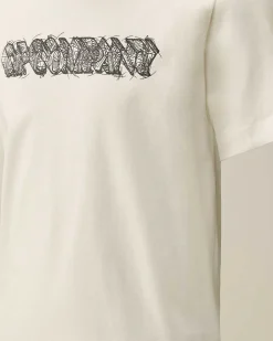 C.P. Company U16 Cotton Jersey 30/1 Logo T-Shirt Gauze White Sale