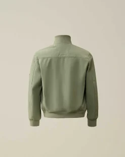 C.P. Company U16 C.P. Shell-R Bomber Jacket Agave Green Best Sale
