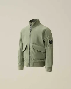 C.P. Company U16 C.P. Shell-R Bomber Jacket Agave Green Best Sale