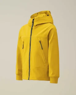 C.P. Company U16 C.P. Shell-R Goggle Jacket Sulphur-Yellow Shop