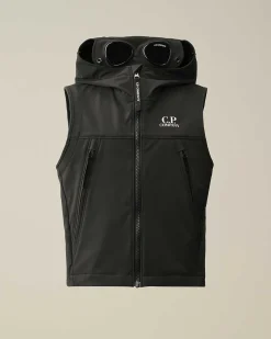 C.P. Company U16 C.P. Shell-R Goggle Vest Black Fashion