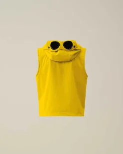 C.P. Company U16 C.P. Shell-R Goggle Vest Sulphur-Yellow Flash Sale