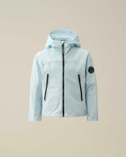 C.P. Company U16 Pro-Tek Hooded Jacket Starlight Blue Best Sale