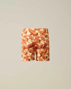 C.P. Company U16 Ripstop Printed Swim Shorts Var.03-Multicolor Flash Sale