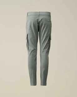 C.P. Company U16 Stretch Gabardine Cargo Pants Turbulence-Grey Outlet