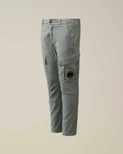 C.P. Company U16 Stretch Gabardine Cargo Pants Turbulence-Grey Outlet