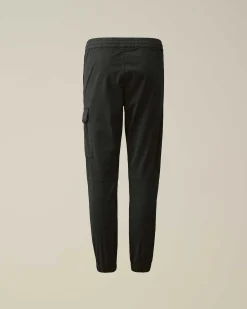 C.P. Company U16 Stretch Gabardine Pants Black Store