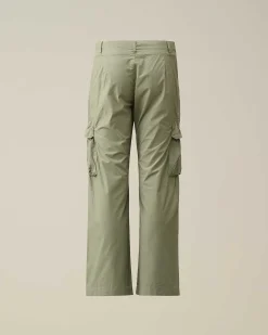 C.P. Company U16 Tela Parachute Cargo Pants Agave Green New