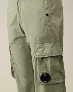 C.P. Company U16 Tela Parachute Cargo Pants Agave Green New